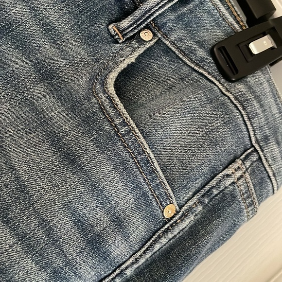 NWT White House Black Market High-Rise Skinny Flare Jeans - Picture 4 of 7